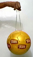 hang the soccer ball